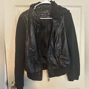 Rue21 Women's Black Leather Jacket